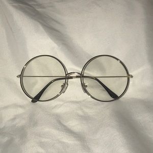 Thin-wired circle fashion glasses